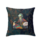 Bohemian Blossoms Indoor Pillow showcasing vibrant floral design.